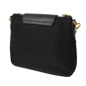 Prada Bag Black Nylon Leather Shoulder